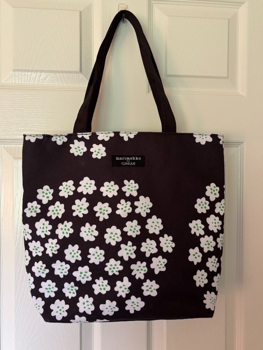 Clinique (Marimekko) Tote w/Cosmetic Bag & Coin Purse - Flower Pattern